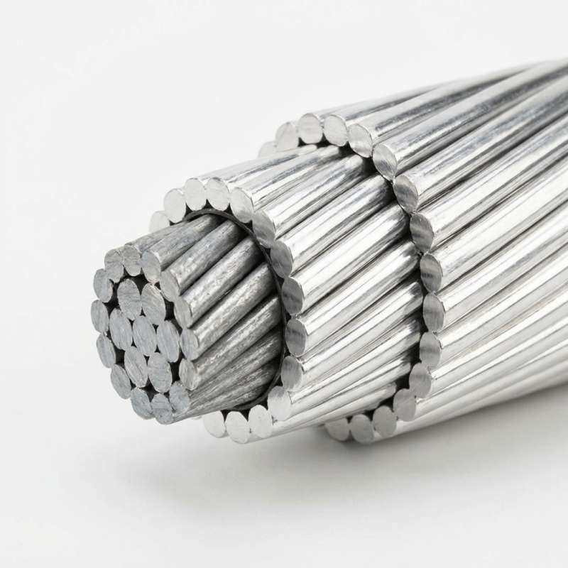 ACSR steel core aluminum stranded wire galvanized steel core aluminum clad steel core large-span overhead transmission line high-strength tensile aluminum alloy conductor - Image 8