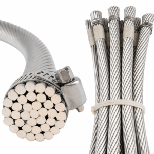 ACSR steel core aluminum stranded wire galvanized steel core aluminum clad steel core large-span overhead transmission line high-strength tensile aluminum alloy conductor