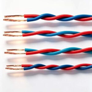 RVS Two Color Twisted PVC Flexible Copper Wire For Indoor Building Wiring